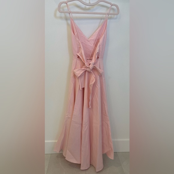 ZARA bow on the back maxi dress (calf length) - Picture 2 of 5